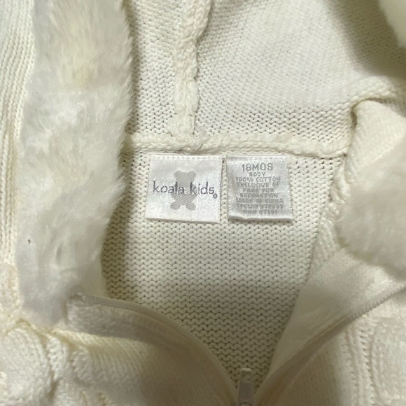 Girls Zip Up Sweater - Picture 2 of 2